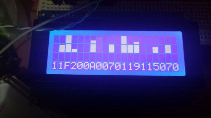 Arduino VU LCD display